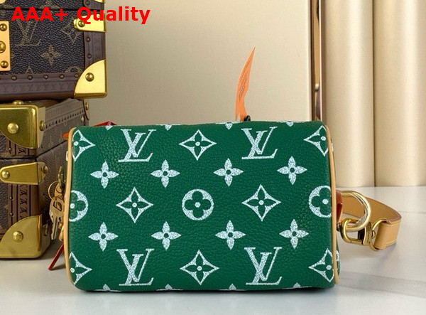 Louis Vuitton Speedy P9 Bandouliere 18 Bag in Green Monogram Leather Replica