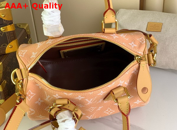 Louis Vuitton Speedy P9 Bandouliere 25 Bag in Nubuck Calf Leather with Monogram Motif Replica