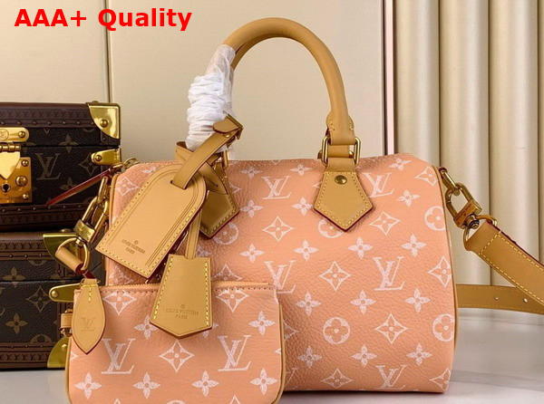 Louis Vuitton Speedy P9 Bandouliere 25 Bag in Nubuck Calf Leather with Monogram Motif Replica