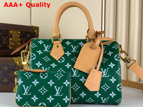 Louis Vuitton Speedy P9 Bandouliere 25 Green Monogram Leather M24423 Replica