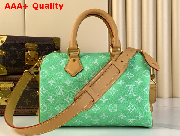 Louis Vuitton Speedy P9 Bandouliere 25 Neon Green Monogram Leather Replica