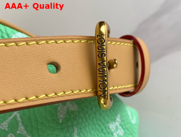 Louis Vuitton Speedy P9 Bandouliere 25 Neon Green Monogram Leather Replica