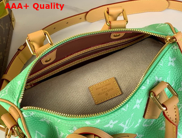 Louis Vuitton Speedy P9 Bandouliere 25 Neon Green Monogram Leather Replica