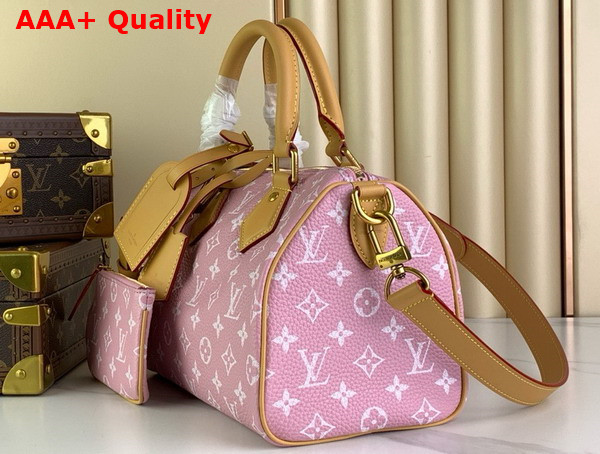 Louis Vuitton Speedy P9 Bandouliere 25 Pink Monogram Leather Replica