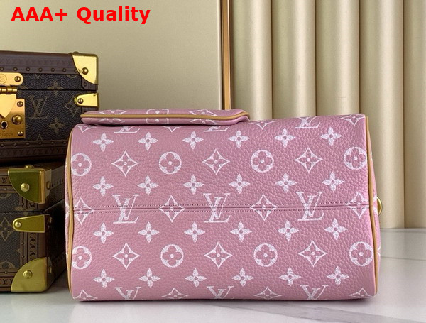 Louis Vuitton Speedy P9 Bandouliere 25 Pink Monogram Leather Replica