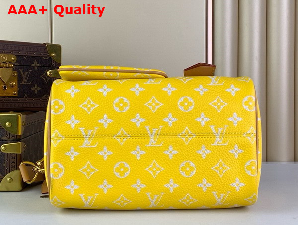 Louis Vuitton Speedy P9 Bandouliere 25 Yellow Monogram Leather M24426 Replica