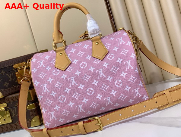 Louis Vuitton Speedy P9 Bandouliere 30 Bag in Pink Monogram Leather Replica