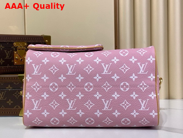 Louis Vuitton Speedy P9 Bandouliere 30 Bag in Pink Monogram Leather Replica