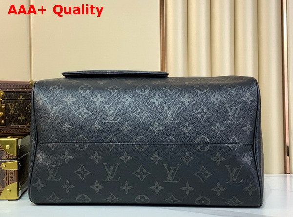 Louis Vuitton Speedy P9 Bandouliere 40 Handbag in Black Monogram Leather Replica