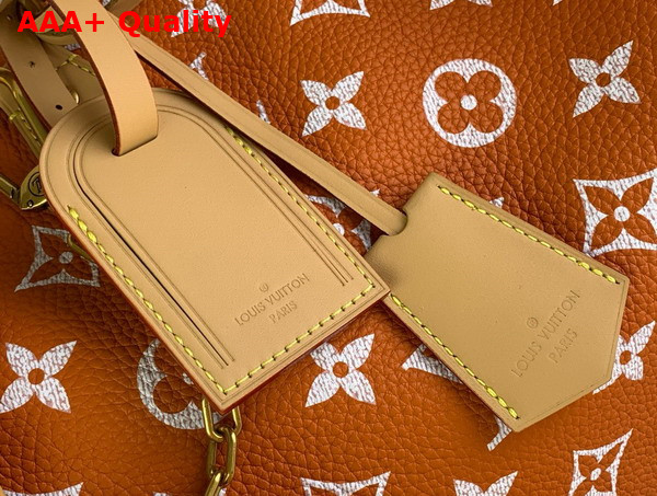 Louis Vuitton Speedy P9 Bandouliere 40 Orange Monogram Leather Replica