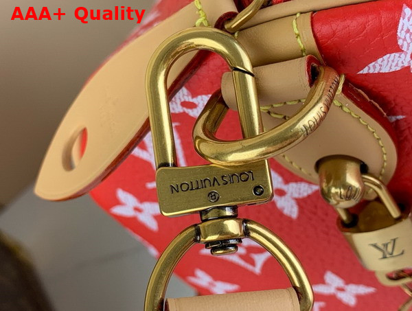 Louis Vuitton Speedy P9 Bandouliere 40 Red Monogram Leather M24420 Replica