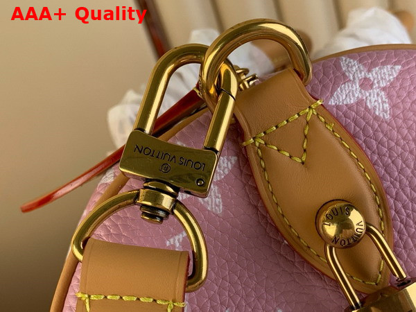 Louis Vuitton Speedy P9 Bandouliere 40 in Pink Monogram Leather Replica