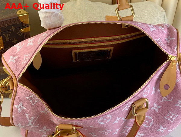 Louis Vuitton Speedy P9 Bandouliere 40 in Pink Monogram Leather Replica