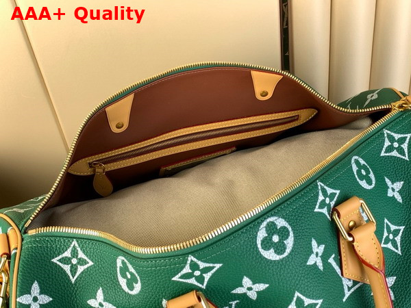 Louis Vuitton Speedy P9 Bandouliere 50 Bag in Green Monogram Leather M46991 Replica