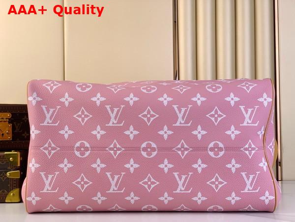 Louis Vuitton Speedy P9 Bandouliere 50 Bag in Pink Monogram Leather Replica