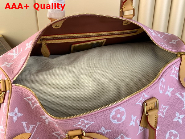 Louis Vuitton Speedy P9 Bandouliere 50 Bag in Pink Monogram Leather Replica