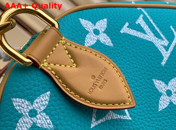 Louis Vuitton Speedy P9 Bandouliere 50 Bag in Turquoise Monogram Leather M11565 Replica