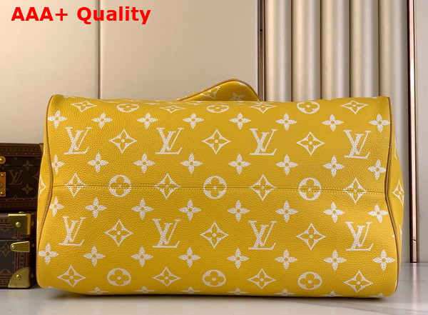 Louis Vuitton Speedy P9 Bandouliere 50 Bag in Yellow Monogram Leather Replica