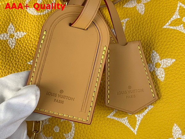 Louis Vuitton Speedy P9 Bandouliere 50 Bag in Yellow Monogram Leather Replica