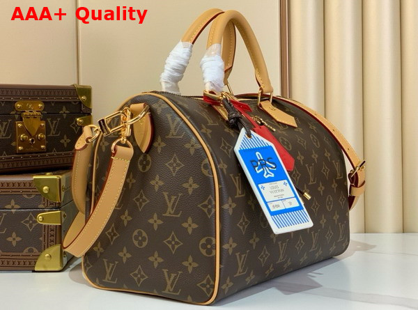 Louis Vuitton Speedy Soft 30 Crafty Monogram Red M11945 Replica