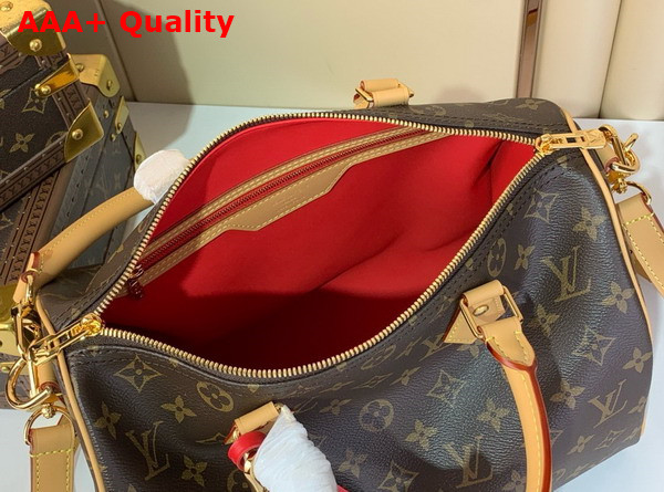 Louis Vuitton Speedy Soft 30 Crafty Monogram Red M11945 Replica