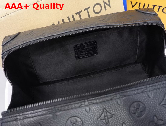 Louis Vuitton Speedy Soft Trunk Black Taurillon Monogram Leather M57410 Replica