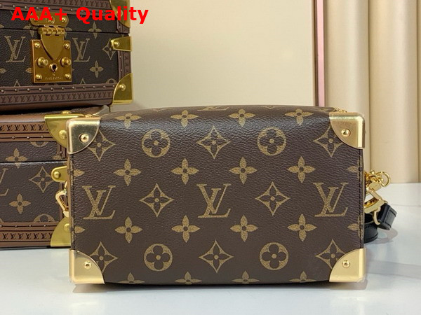 Louis Vuitton Speedy Trunk 20 Monogram Canvas and Black Cowhide Leather Trim M13146 Replica