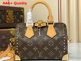 Louis Vuitton Speedy Trunk 20 Monogram Canvas and Natural Cowhide Leather Trim Replica