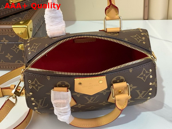 Louis Vuitton Speedy Trunk 20 Monogram Canvas and Natural Cowhide Leather Trim Replica