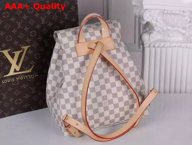 Louis Vuitton Sperone Backpack in Damier Azur Canvas Replica