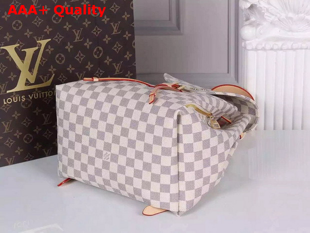 Louis Vuitton Sperone Backpack in Damier Azur Canvas Replica