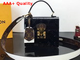 Louis Vuitton Spring Street Bag in Black Monogram Vernis Patent Leather M90375 Replica