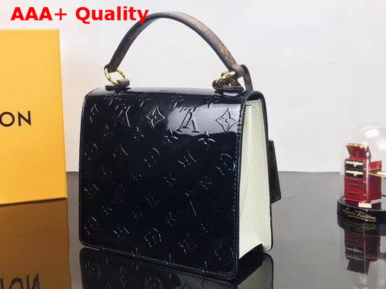 Louis Vuitton Spring Street Bag in Black Monogram Vernis Patent Leather M90375 Replica