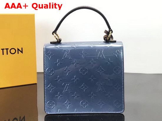 Louis Vuitton Spring Street in Bleu Jean Monogram Vernis Patent Leather M90373 Replica