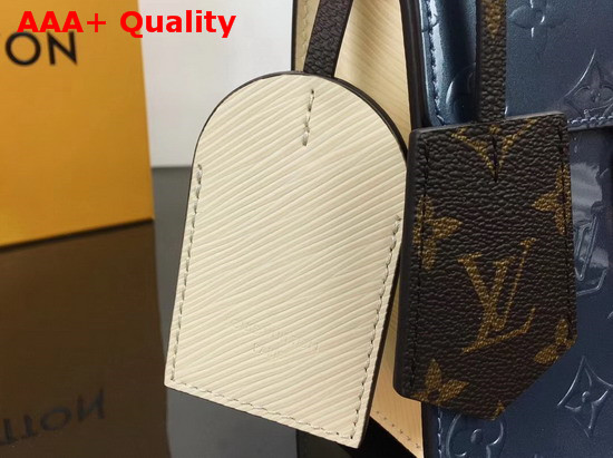 Louis Vuitton Spring Street in Bleu Jean Monogram Vernis Patent Leather M90373 Replica