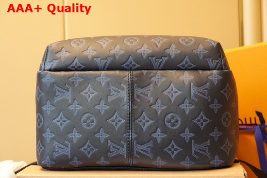 Louis Vuitton Sprinter Backpack Monogram Shadow Leather Navy Blue M45728 Replica