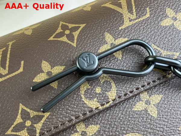 Louis Vuitton Steamer Wearable Wallet Monogram Macassar Coated Canvas M83613 Replica