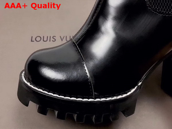 Louis Vuitton Star Trail Ankle Boot in Black Calf Leather Replica