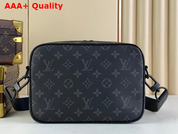 Louis Vuitton Steamer Messenger Bag in Monogram Eclipse Coated Canvas M46795 Replica