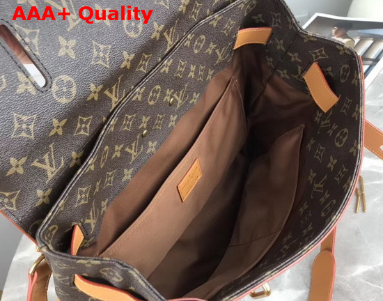 Louis Vuitton Steamer PM Monogram Canvas and Natural Cowhide Leather Replica