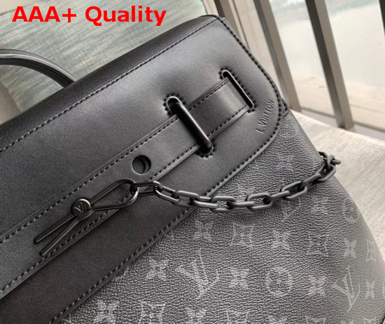 Louis Vuitton Steamer PM Monogram Eclipse Canvas with Matte Black Hardware M44731 Replica