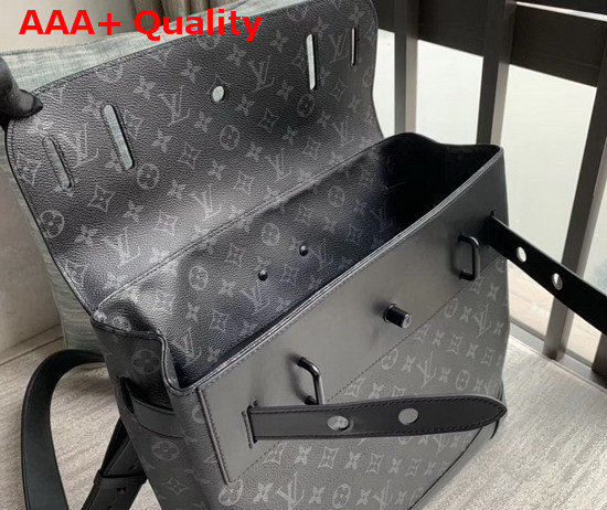 Louis Vuitton Steamer PM Monogram Eclipse Canvas with Matte Black Hardware M44731 Replica