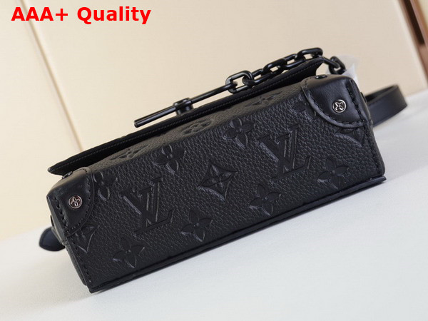 Louis Vuitton Steamer Wearable Wallet in Black Taurillon Monogram Leather M81746 Replica