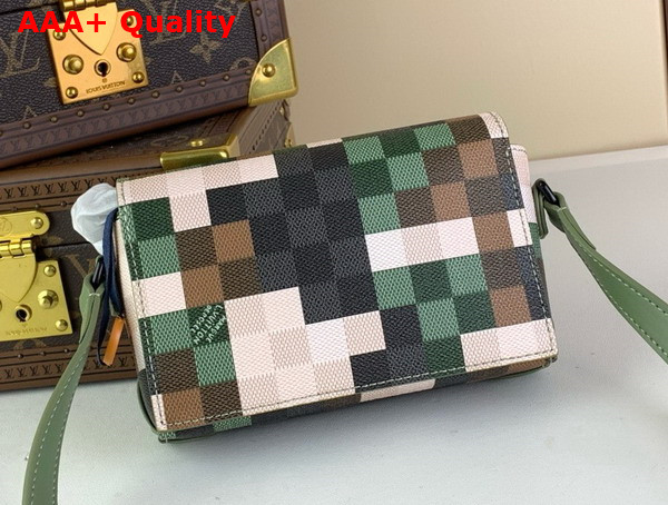 Louis Vuitton Steamer Wearable Wallet in Damoflage Coated Canvas Replica