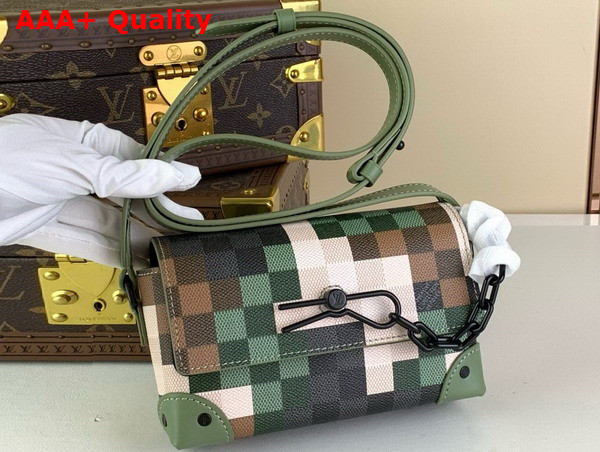 Louis Vuitton Steamer Wearable Wallet in Damoflage Coated Canvas Replica