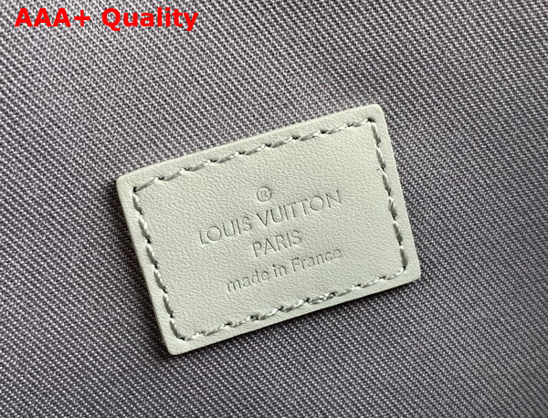 Louis Vuitton Steamer Wearable Wallet in Mineral Gray Taurillon Monogram Cowhide Leather Replica