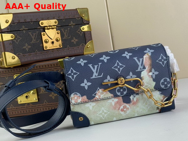 Louis Vuitton Steamer Wearable Wallet in Monogram Bleach Coated Canvas Replica