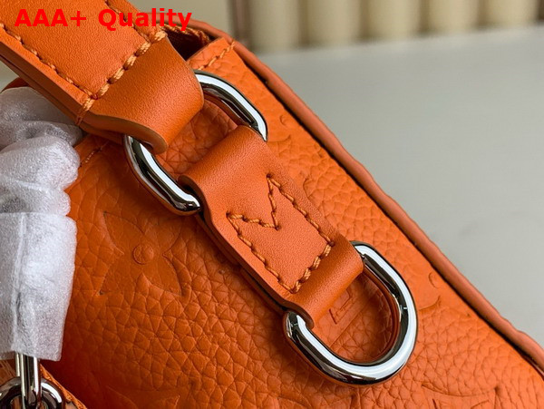 Louis Vuitton Steamer Wearable Wallet in Orange Taurillon Monogram Cowhide Leather M82916 Replica