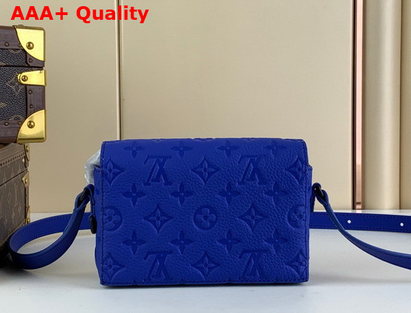 Louis Vuitton Steamer Wearable Wallet in Racing Blue Taurillon Monogram Cowhide Leather M82571 Replica