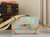 Louis Vuitton Steamer Wearable Wallet in White Damier Heritage Coated Canvas N40674 Replica